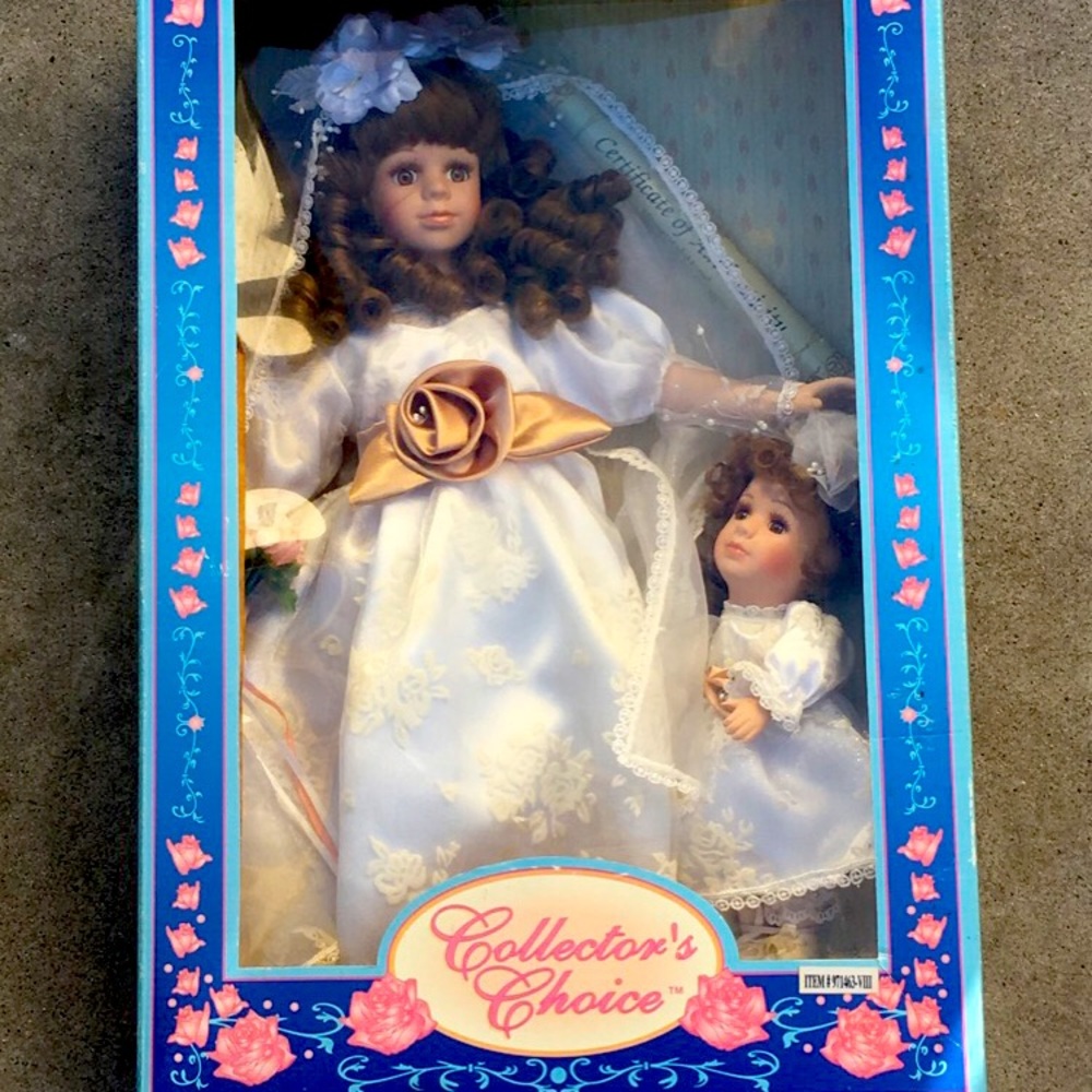 genuine fine bisque porcelain dolls